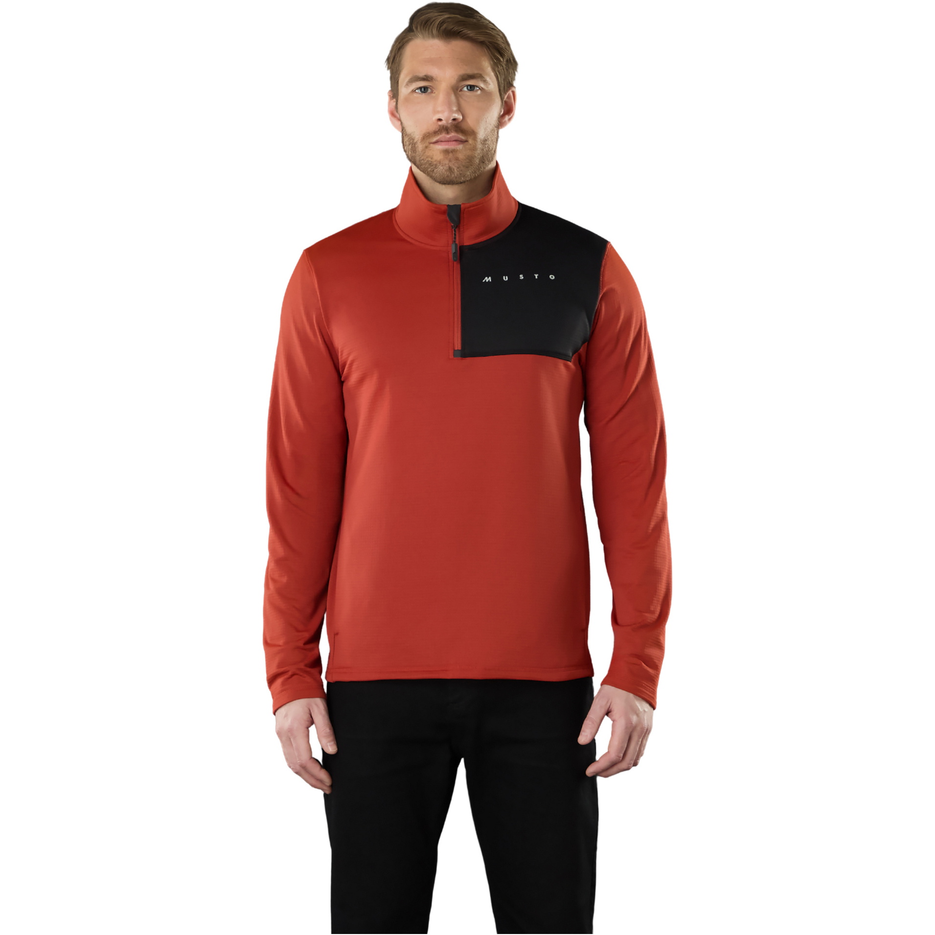 2026 Musto Mens Evo Thermal Lite Tech Fleece 84186 - Rust